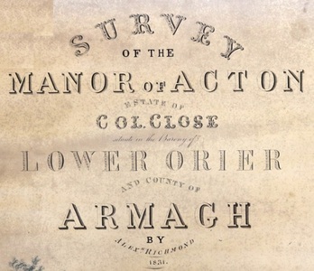 Maps of the Manor of Acton